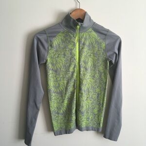 Fabletics | Neon and Grey Reversible Sweatshirt